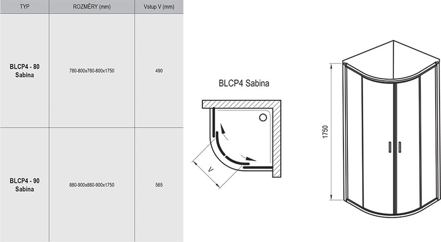 Kabiin BLCP4 Sabina