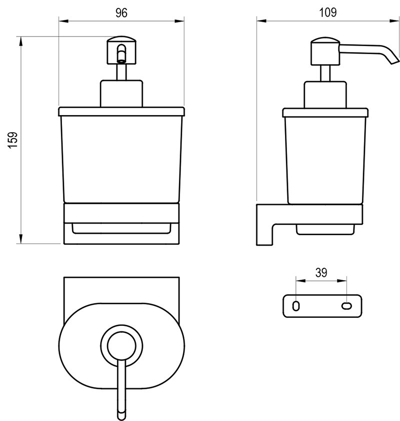 Hoidik seebidosaatoriga Chrome II