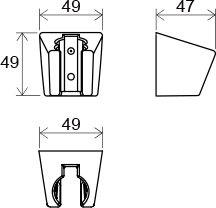 Plastmassist dušihoidik