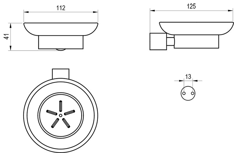 Seebialusega seebihoidja Fold
