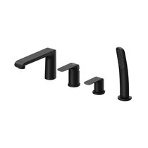 Nelja avaga vanni püstsegisti Flat black