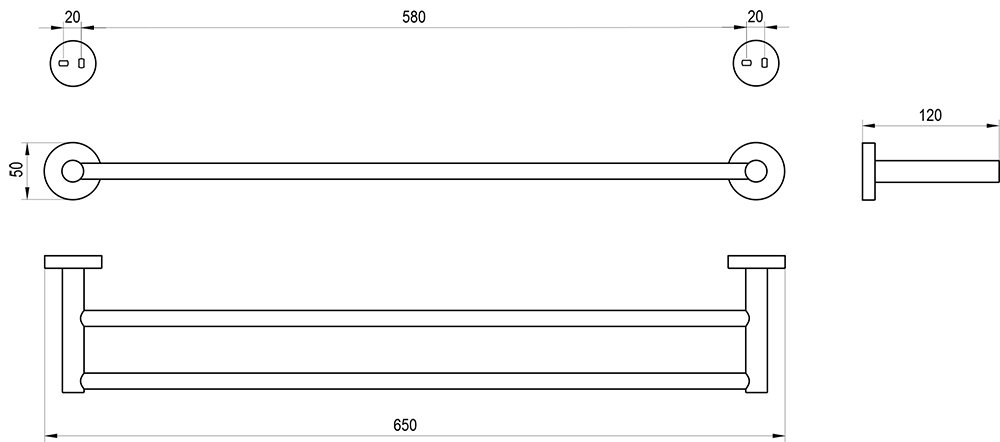 2-ne käterätihoidja Kona