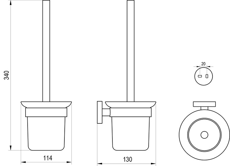 Klosetipoti hari koos hoidjaga Kona