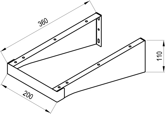 Tööpinna konsool Balance / Comfort 1200