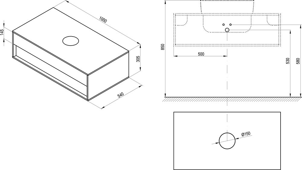 Kraanikausikapp SD 1000 Step