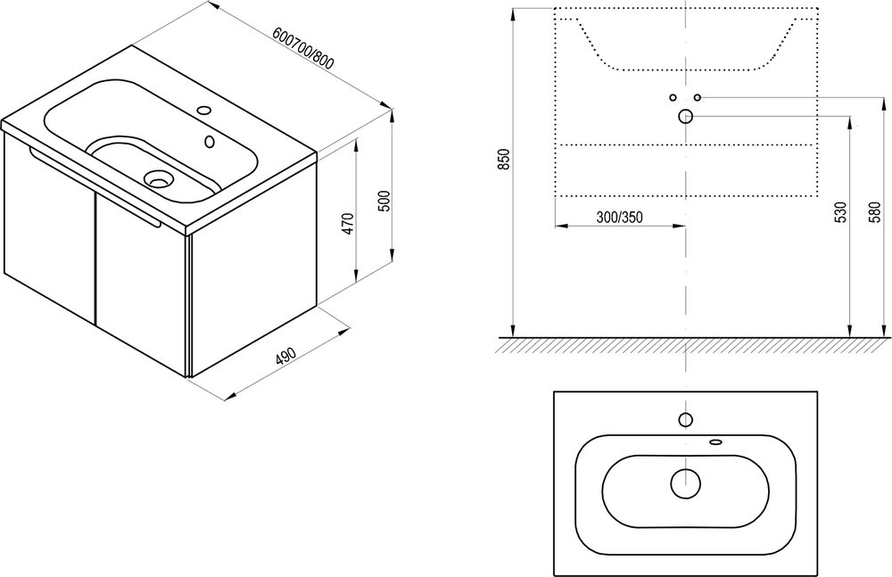 Kraanikausikapp SDD Classic 600/700/800