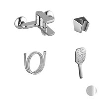 Classic CL 022 seinale kinnitatav vannisegisti dušikomplektiga