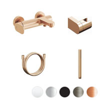 Eleganta EL 022 seinale kinnitatav vannisegisti dušikomplektiga