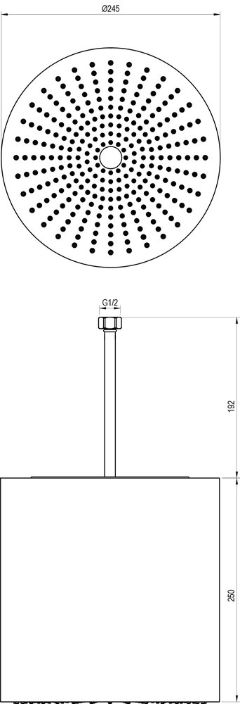 Laepealne peadušš, silinder