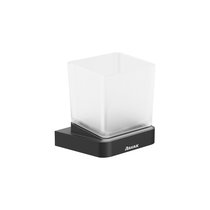 Must hoidik koos klaasiga 10° black