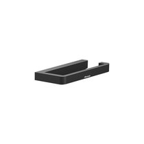 Must WC-paberi hoidja 10° black