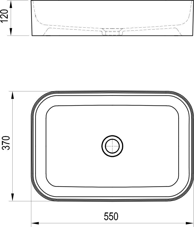 Keraamiline valamu Ceramic Slim R