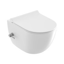 WC pott Uni Chrome RimOff bidee otsikuga
