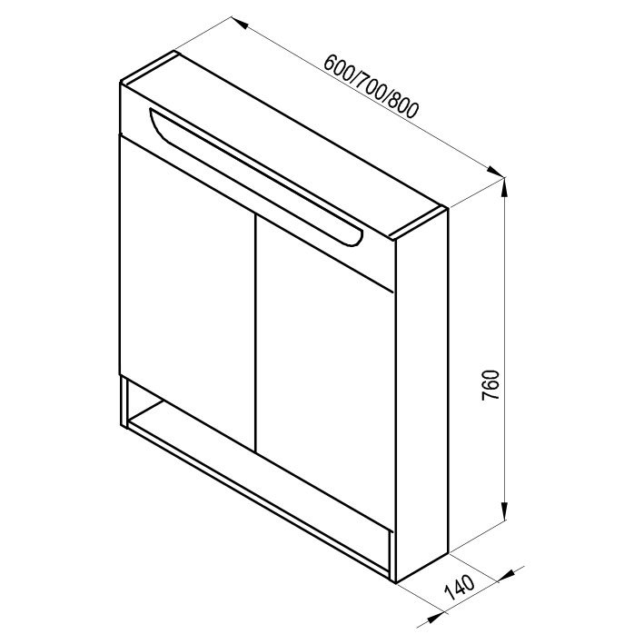 Peegelkapp MC Classic II 600/700/800