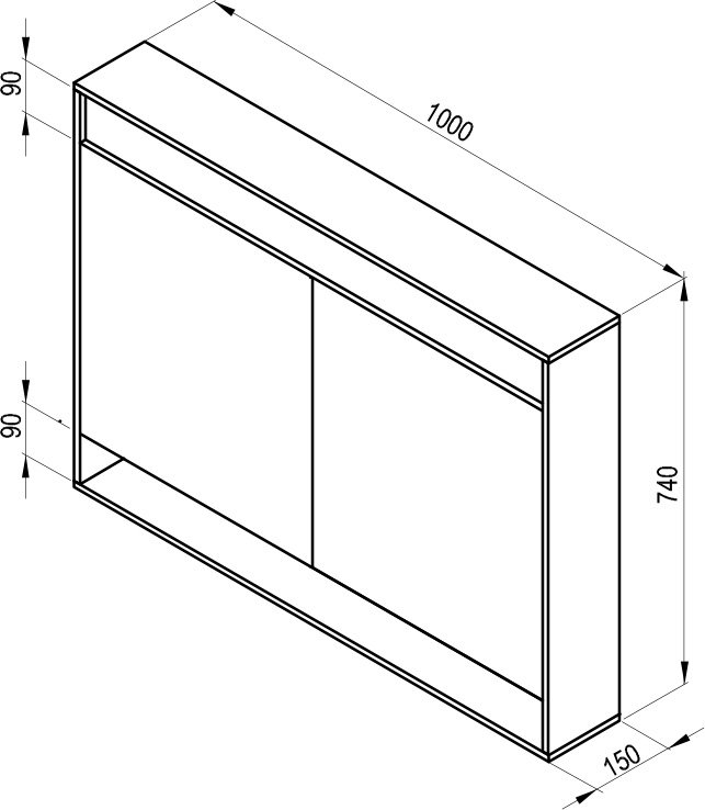 Peeglikapil MC 1000 Step